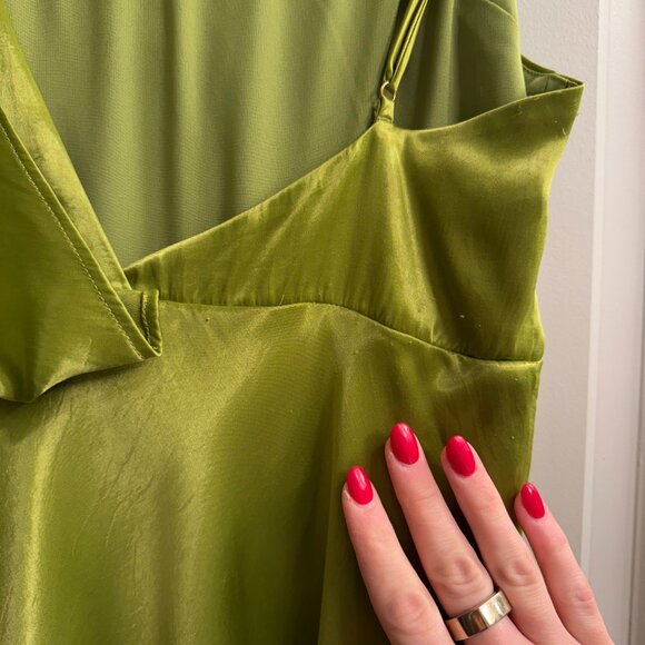 House of Harlow 1960 x REVOLVE Antonia Gown Size Small Color Green - Picture 7 of 11